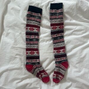 High rise socks